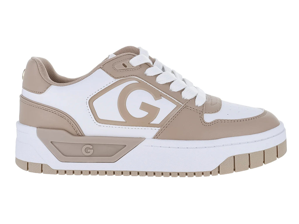 Tenis GBG Hotlin Blanco y Beige para Mujer