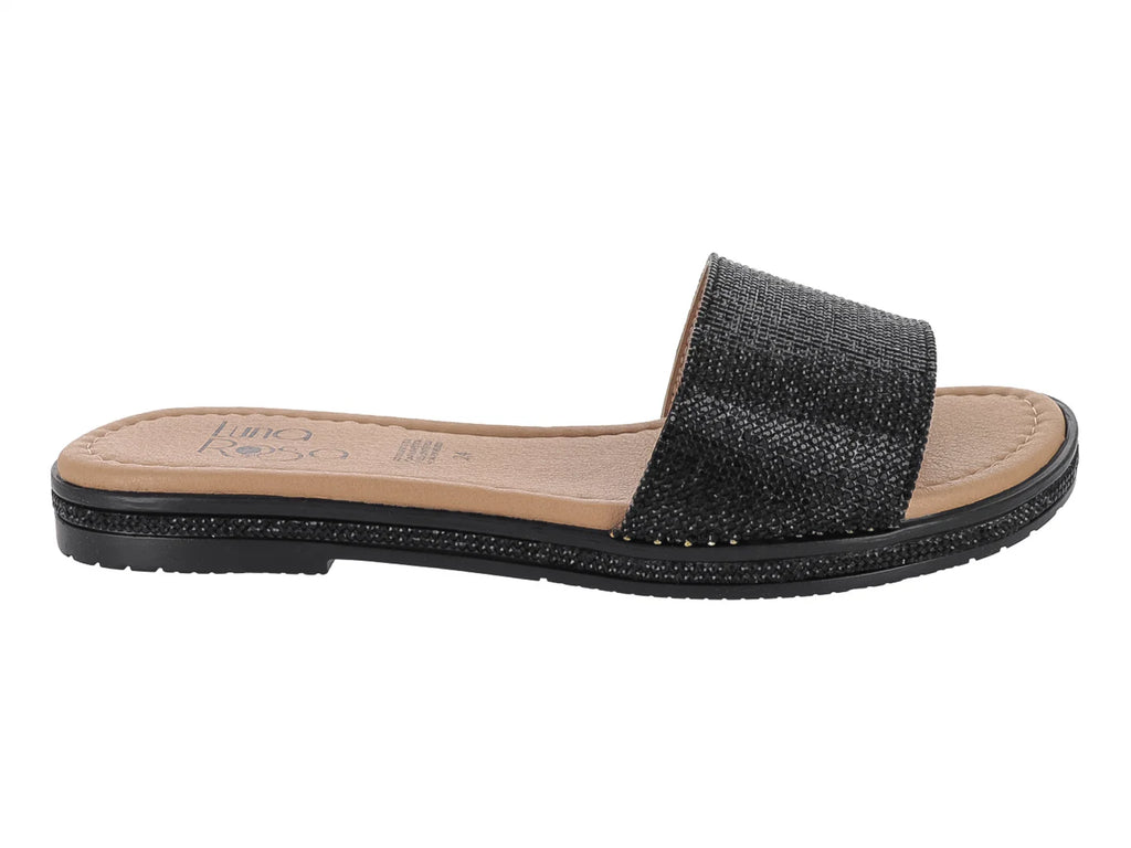 Sandalias Luna Rosa Negro para Mujer