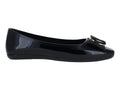 Zapatos Flats Luna Rosa Negro de Charol para Mujer