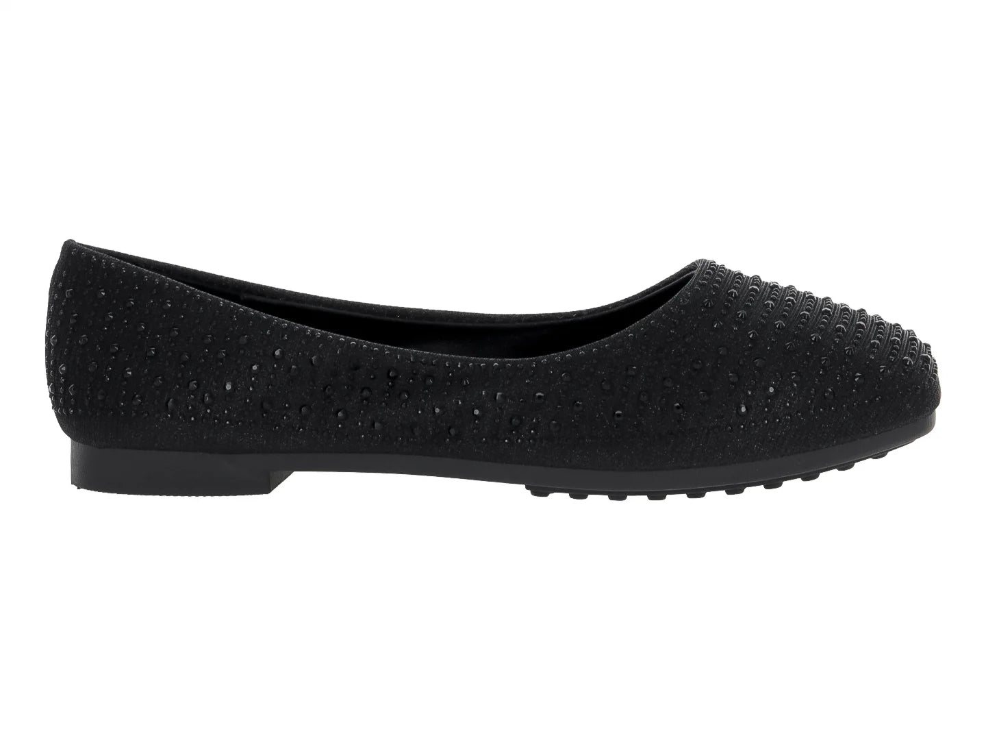 Zapatos Planos Roze Negros para Mujer