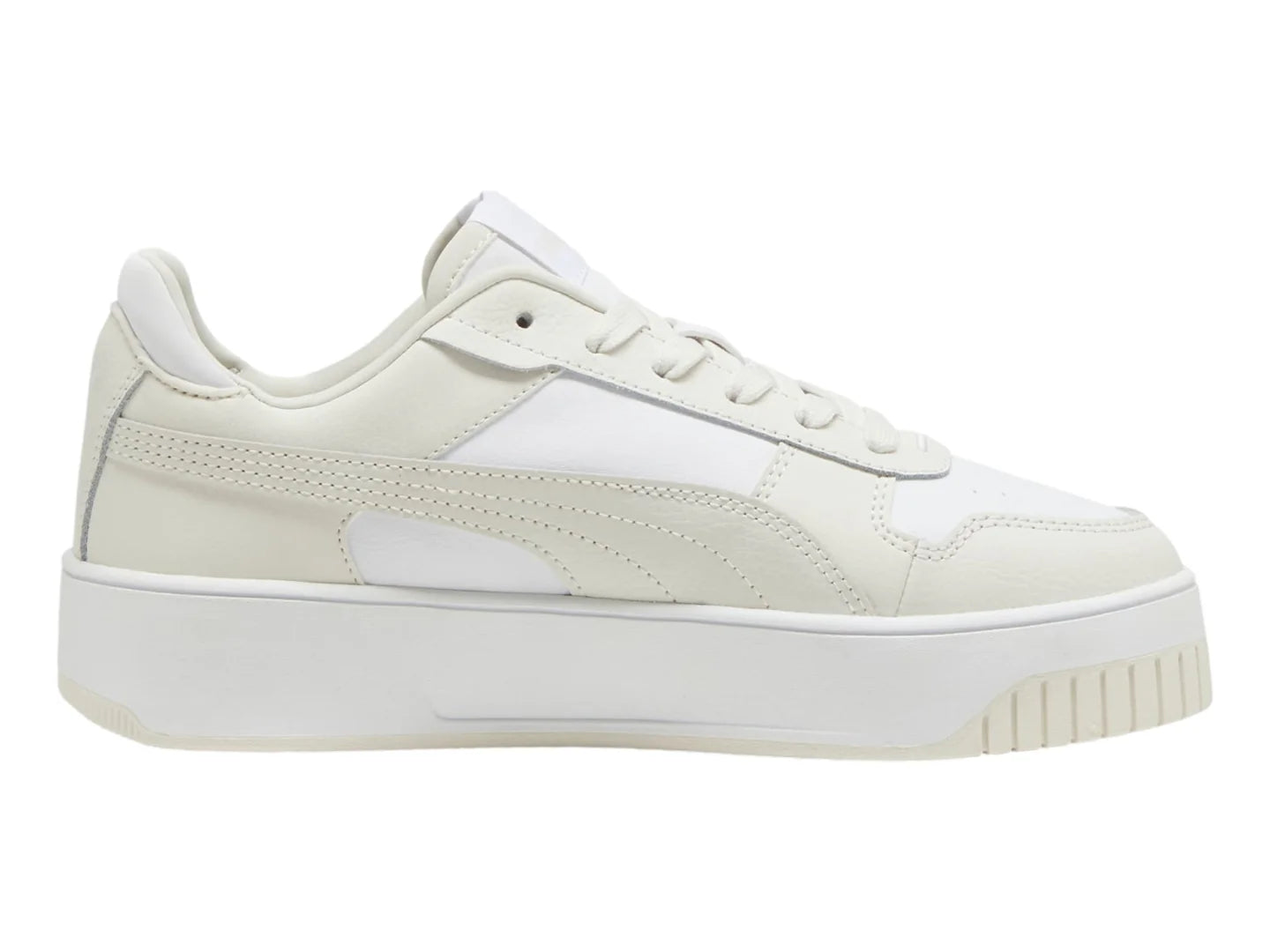 Tenis PUMA Carina Street Blanco y Gris para Mujer