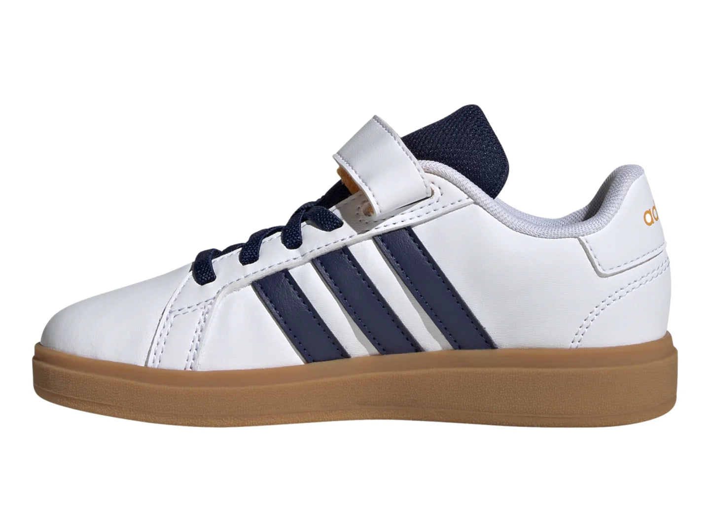 Tenis Adidas Grand Court 20 Blanco y Azul para Niño