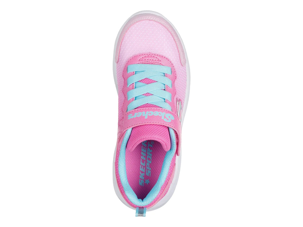 Tenis Skechers Sole Swifters Rosa y Azul Claro para Niña