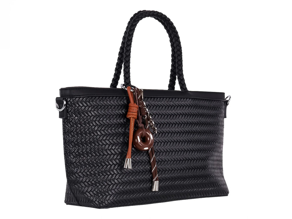 Bolsa de Hombro Unibella Negro para Mujer
