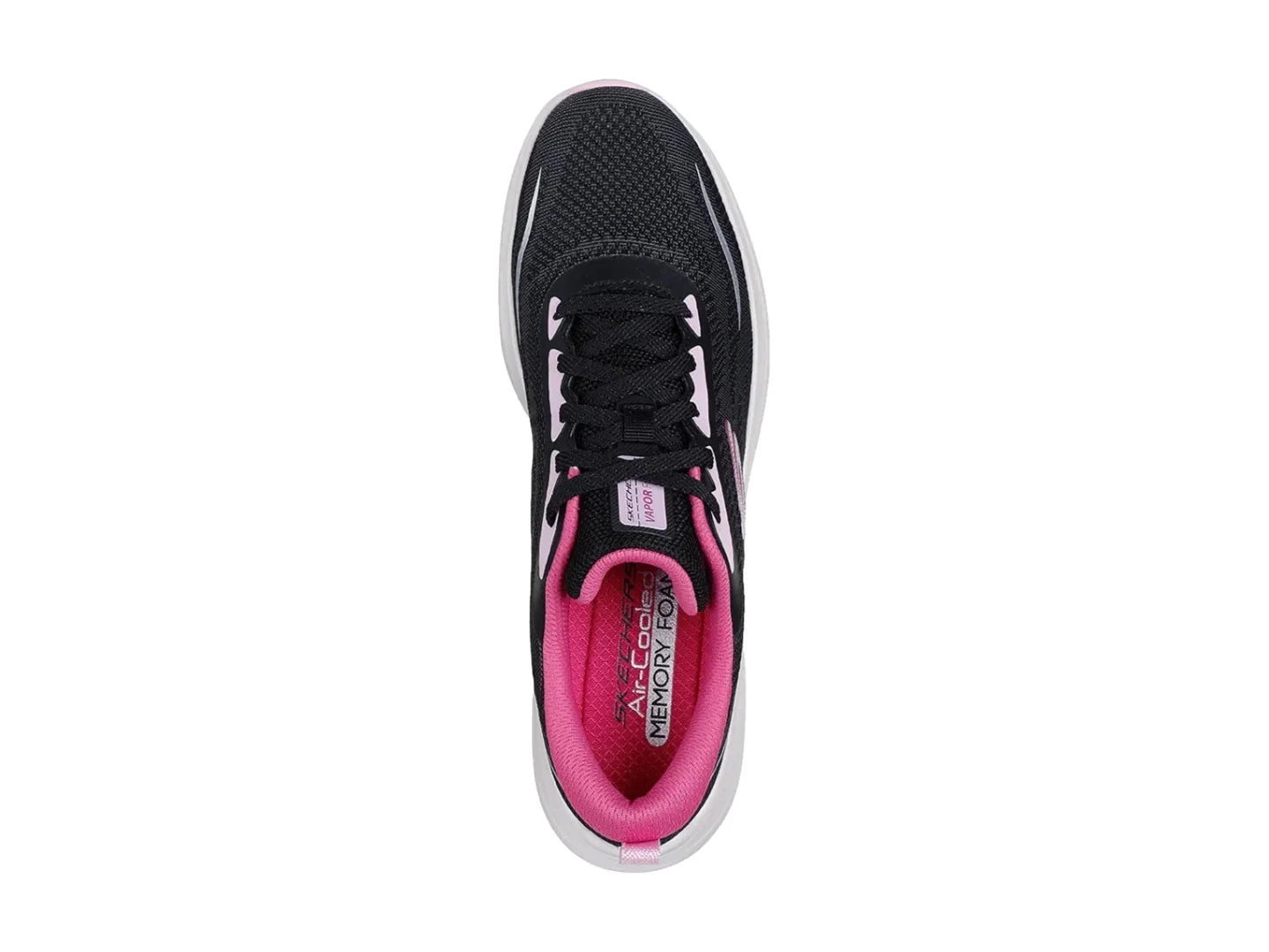 Tenis Skechers Vapor Foam Negro Multicolor para Mujer