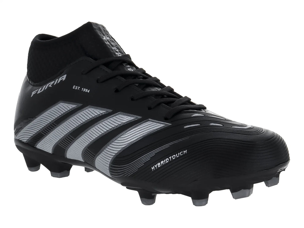 Tenis de Fútbol Furia Negro Plata para Hombre