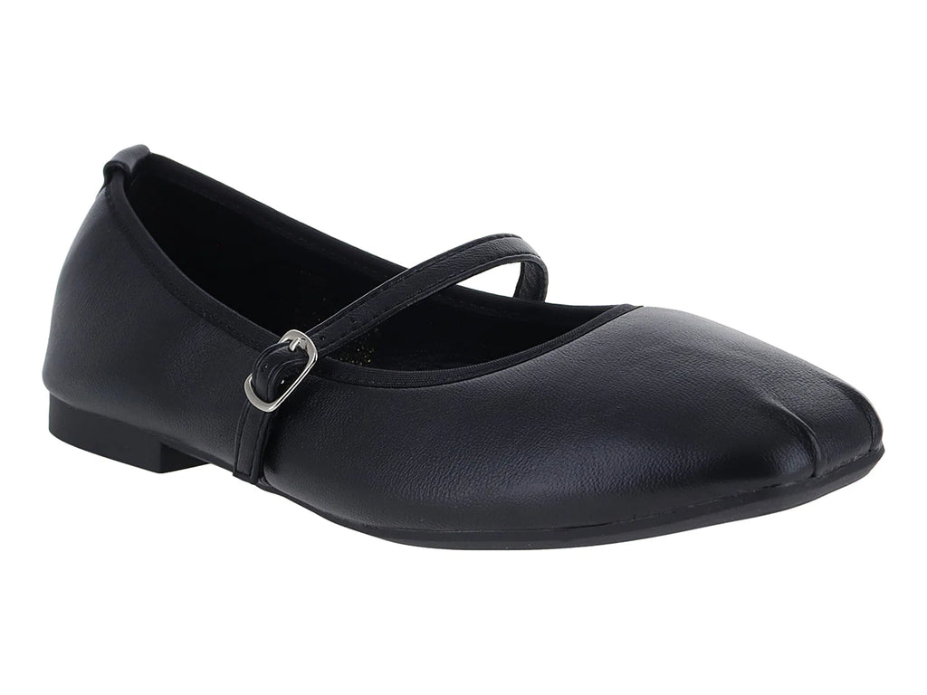 Zapatos Planos Roze Negro Mate para Mujer