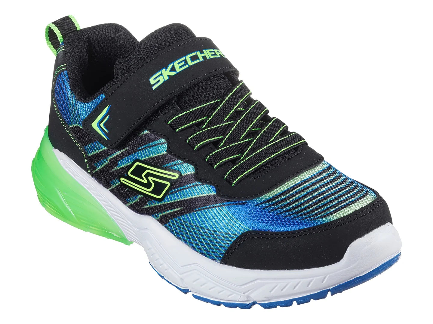 Tenis Skechers Thermoflux 20 Azul y Lima para Niño