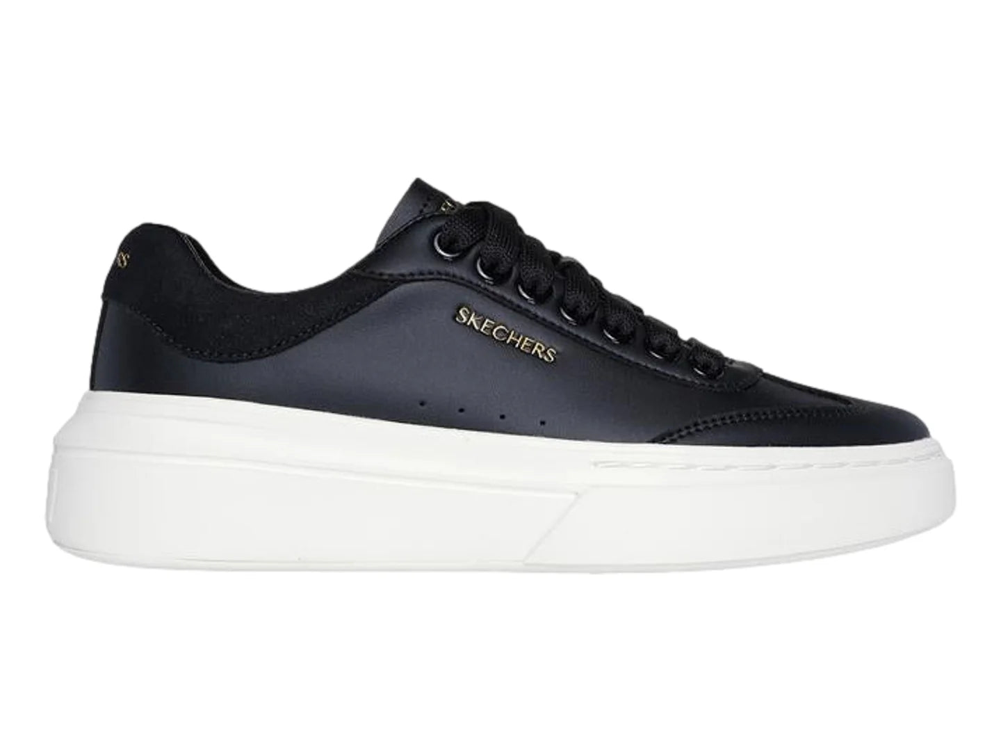 Tenis Skechers Court Classic Negro para Mujer