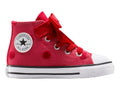 Tenis Converse Chuck Taylor All Star Rojo y Blanco para Niña