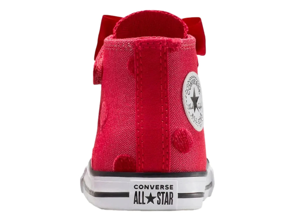 Tenis Converse Chuck Taylor All Star Rojo y Blanco para Niña