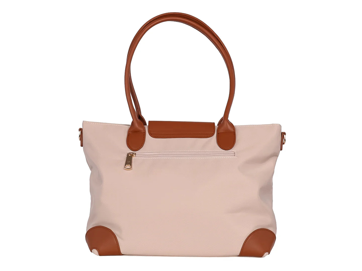 Bolsa de Hombro Unibella Beige para Mujer