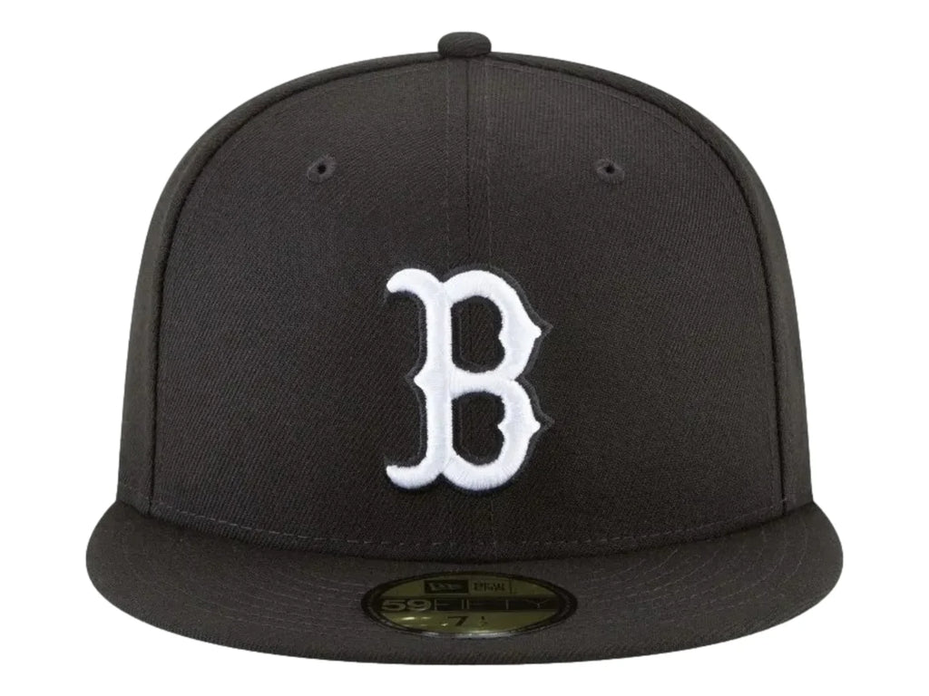 Gorra New Era Boston Red Sox Negro y Blanco para Hombre