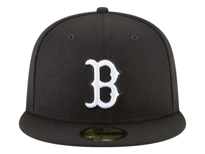 Gorra New Era Boston Red Sox Negro y Blanco para Hombre