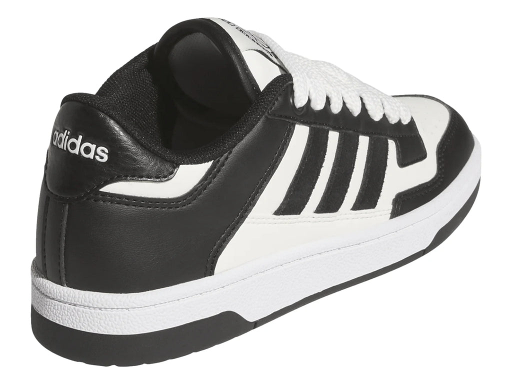Tenis Adidas Rapid Court Low Negro y Blanco para Niño