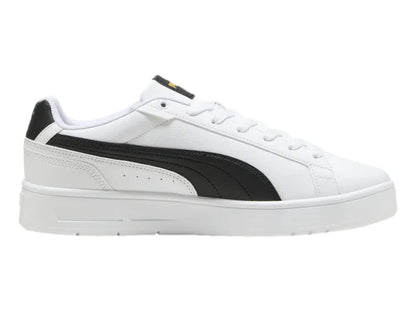Tenis PUMA Court Classico Blanco Negro y Dorado para Hombre