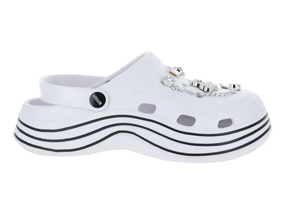 Sandalias Clogs LAZYCOZY Blanco para Mujer