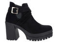 Botines Luna Rosa Negros para Mujer