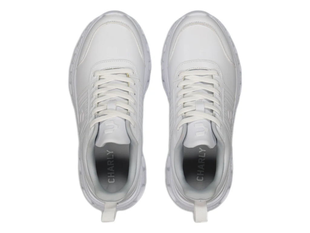 Tenis Charly Light Sport Blanco y Gris para Mujer