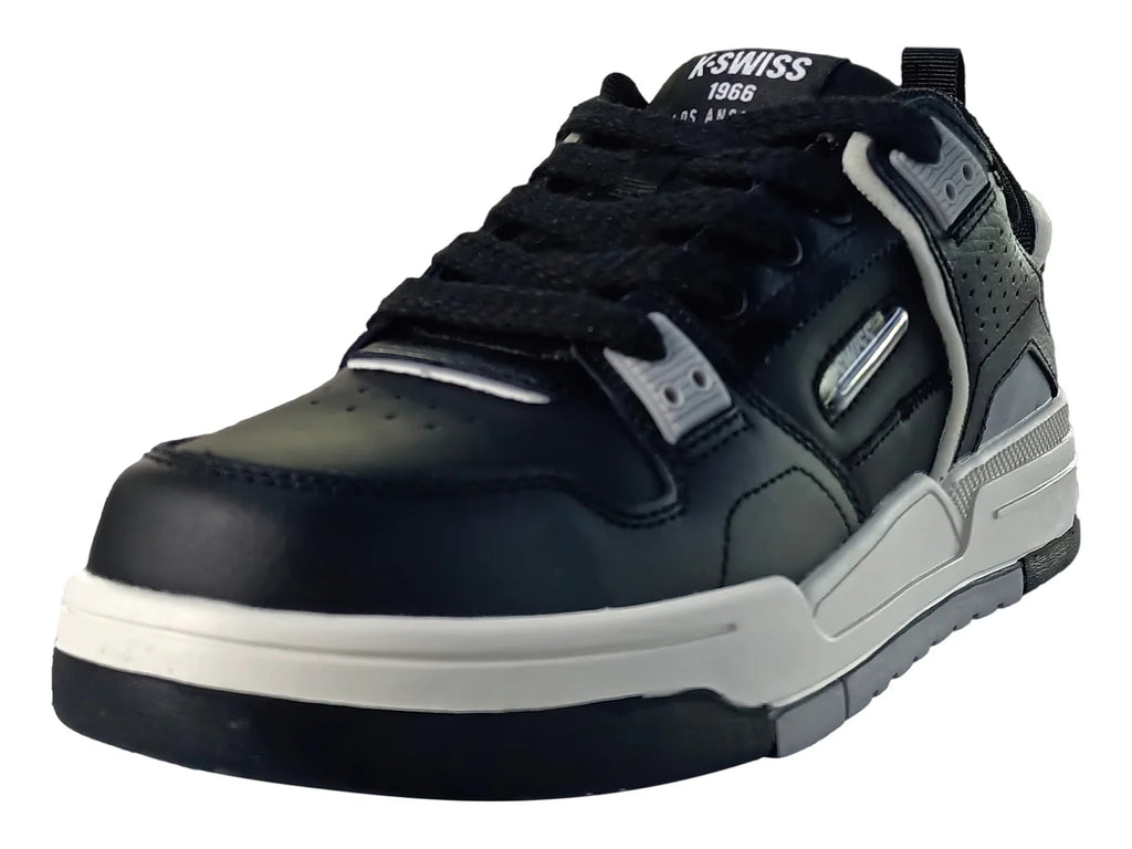 Tenis K SWISS Barnat Negro Gris Blanco para Hombre
