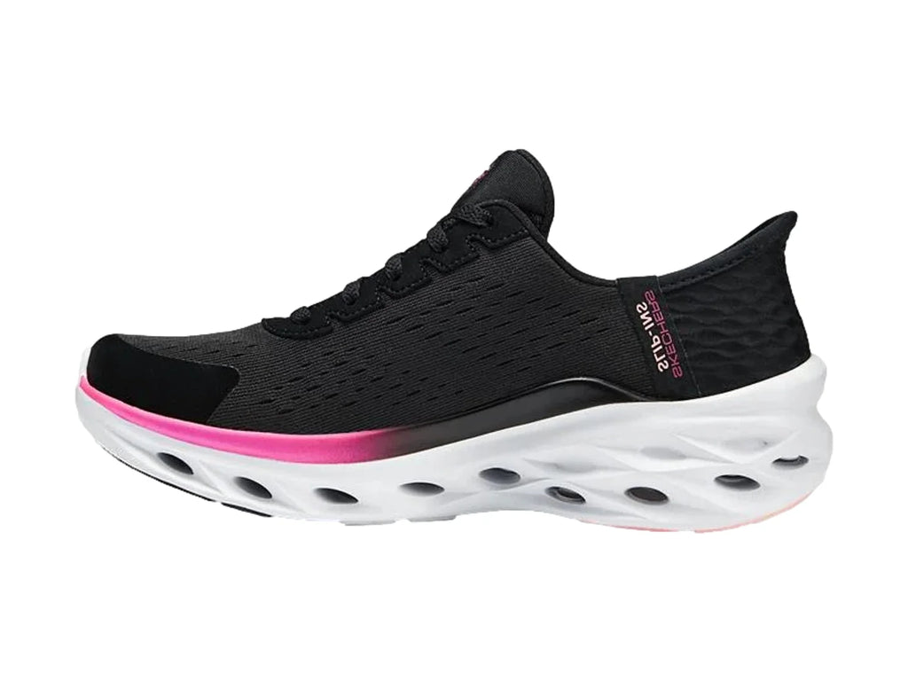 Tenis Skechers Sport Negro con Rosa para Mujer