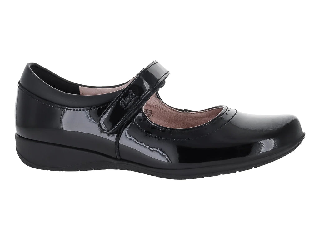 Zapatos Flexi de Charol Negro para Niña