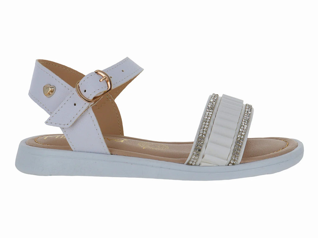Sandalias Miroslava Blanco para Niña
