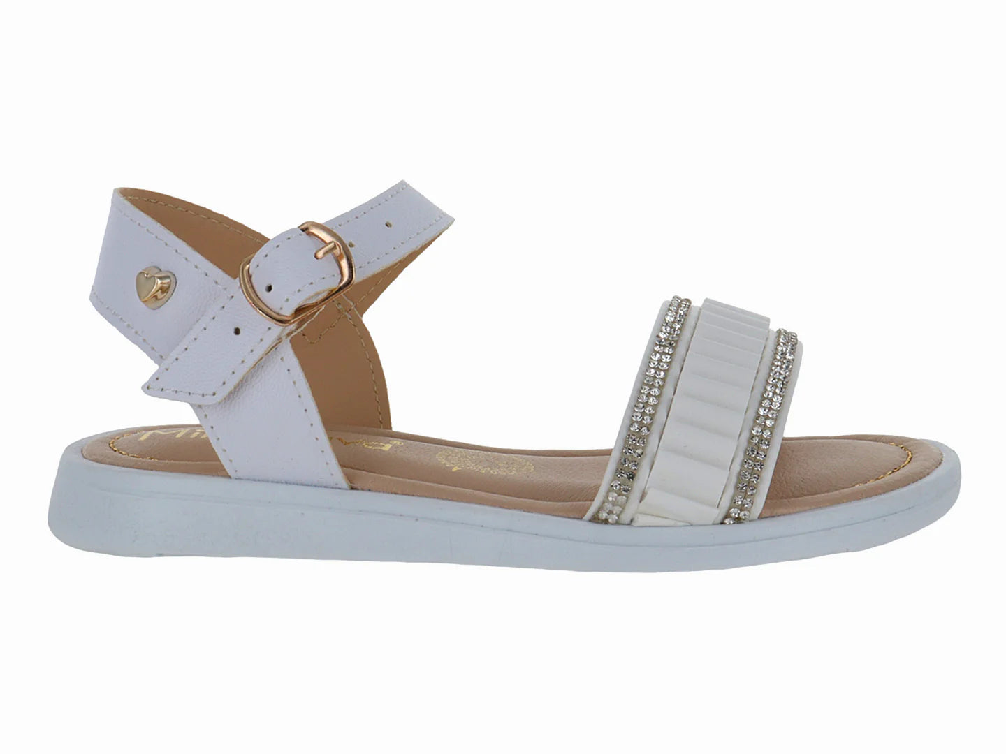 Sandalias Miroslava Blanco para Niña