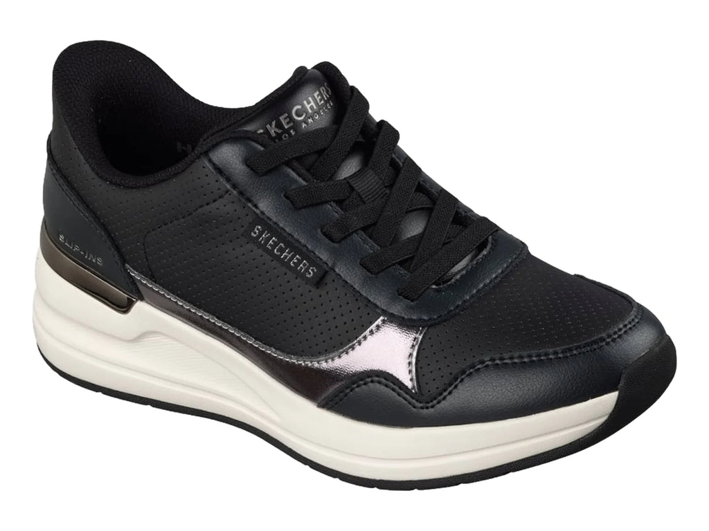 Tenis Skechers Street Negro y Blanco para Mujer