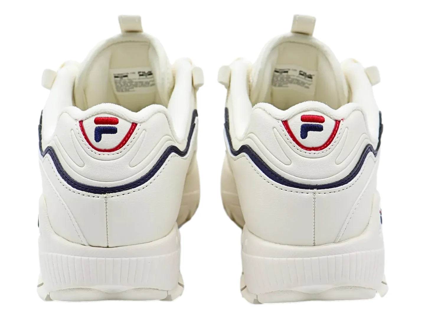 Tenis FILA D Formation Blanco Azul y Rojo para Mujer