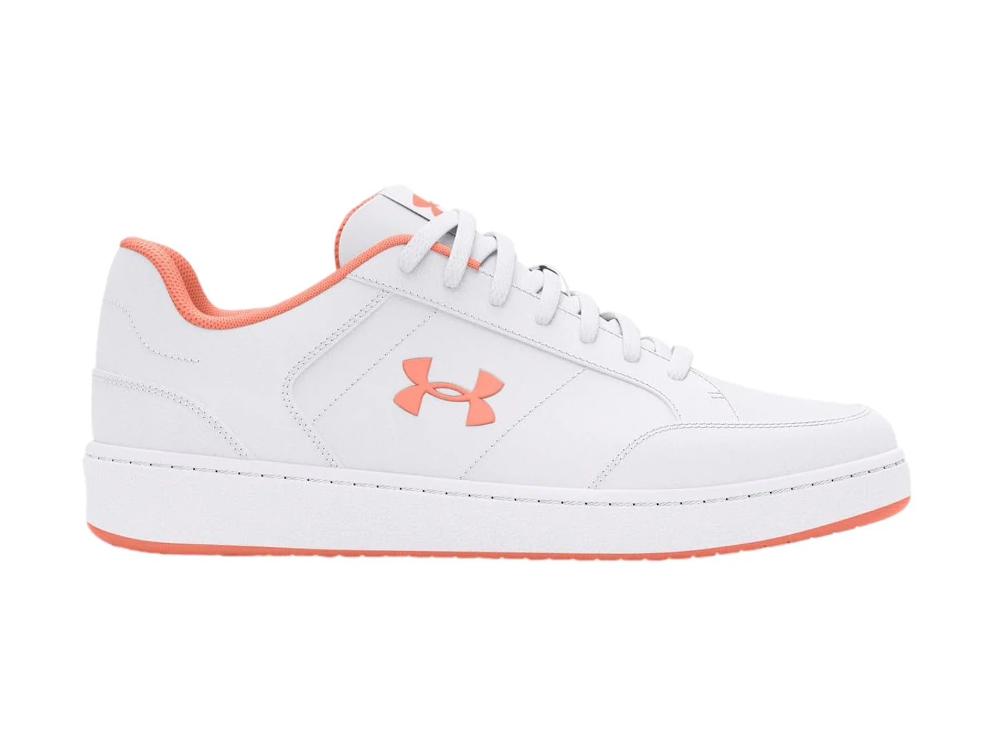 Tenis Under Armour Official Blanco y Rosa para Mujer