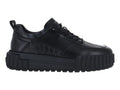 Tenis Buenissimo Negros de Piel para Hombre