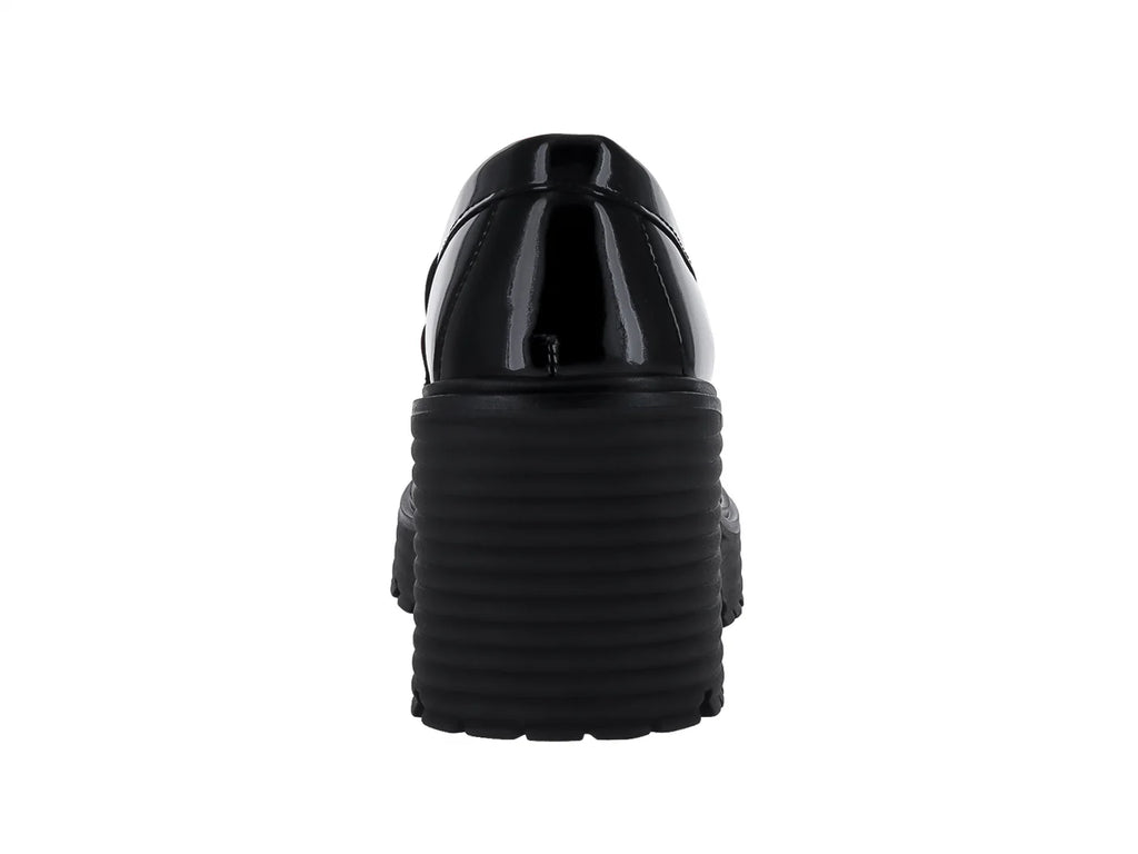 Botineta Gino Cherruti Charol Negro para Mujer