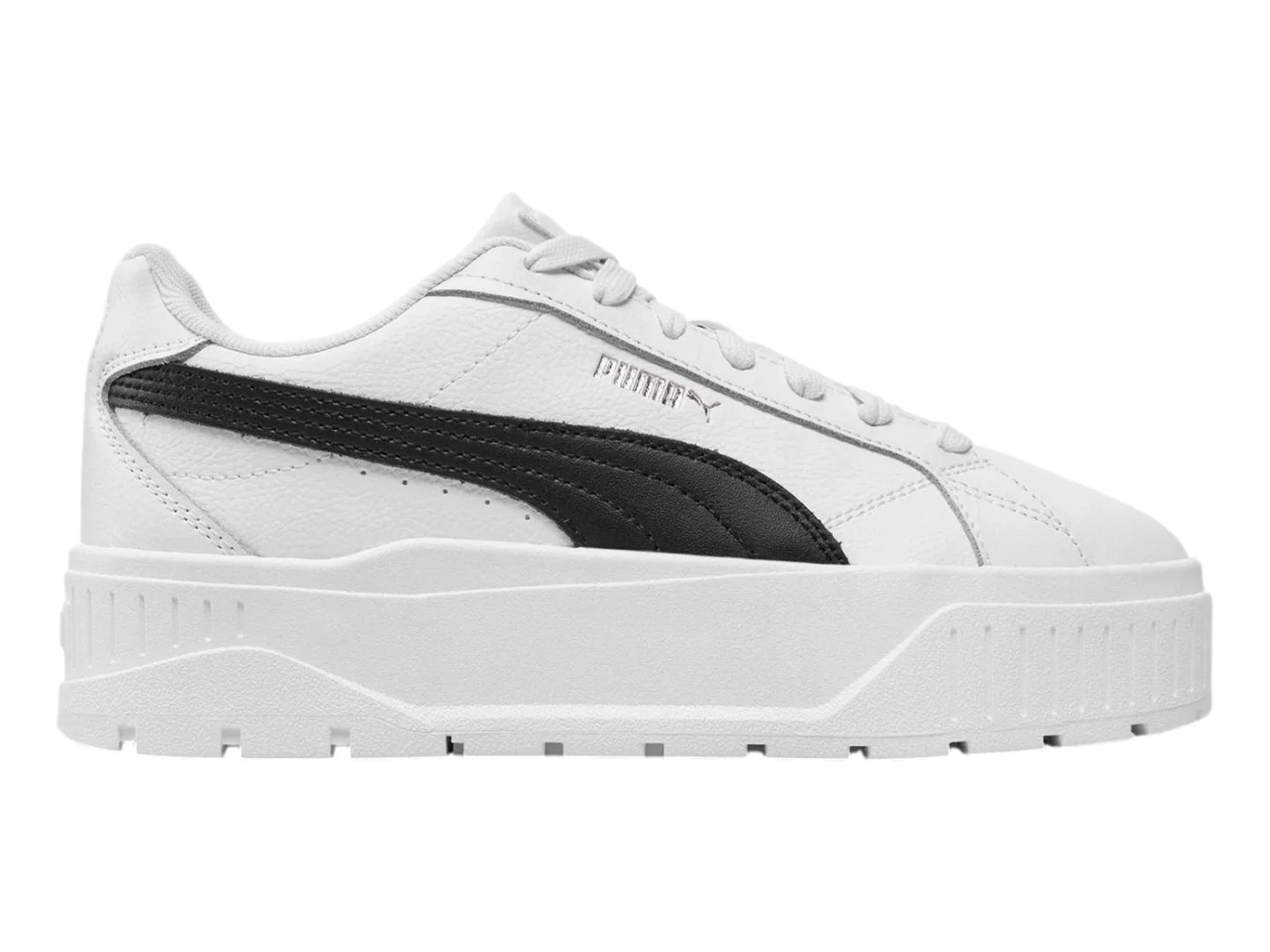 Tenis PUMA Carmen II Jr Blanco y Negro para Niña