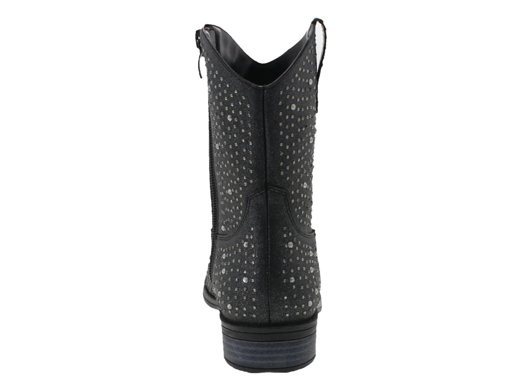 Botas Vaqueras Tropicana Negro Fantasía para Niña