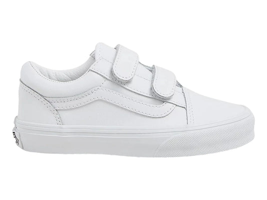 Tenis Vans Old Skool V Blanco para Niño