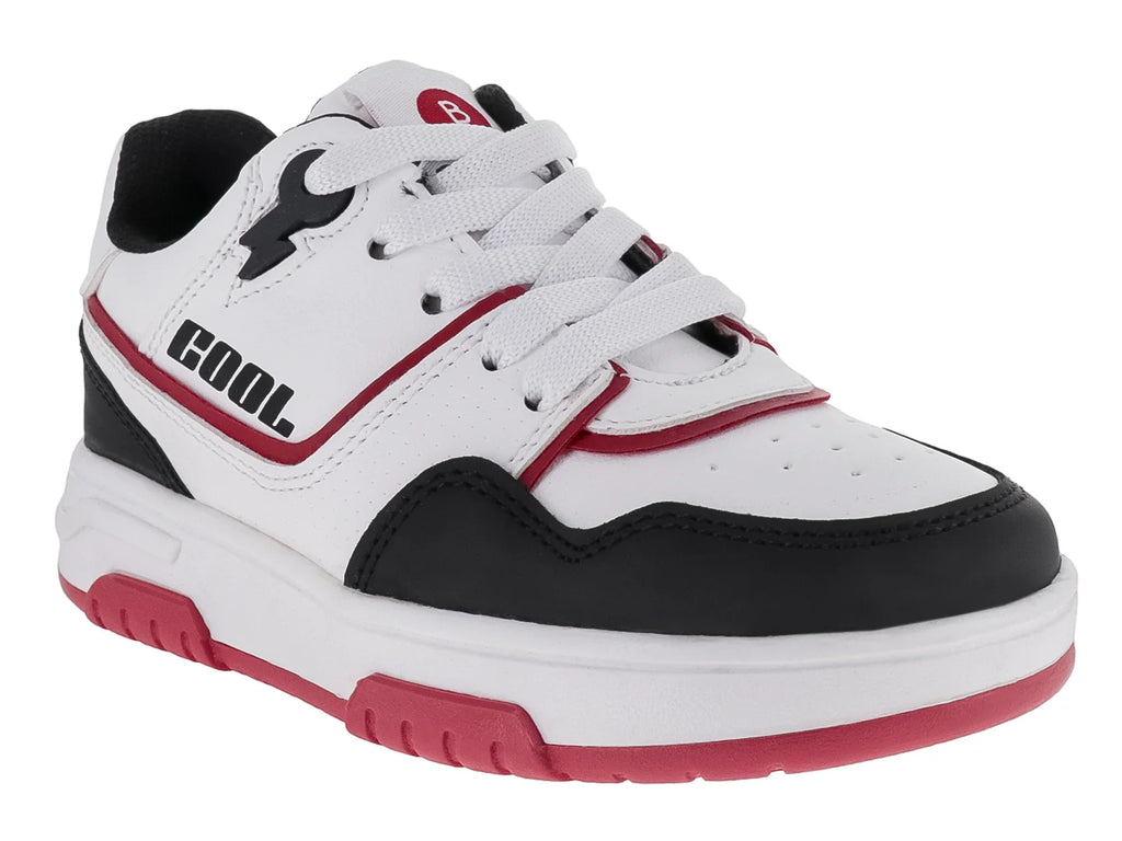 Tenis Teen Bambino Blanco y Rojo para Niño
