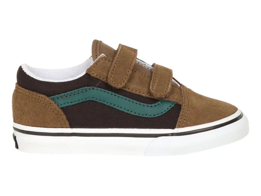 Tenis Vans Old Skool V Café Multicolor para Niño