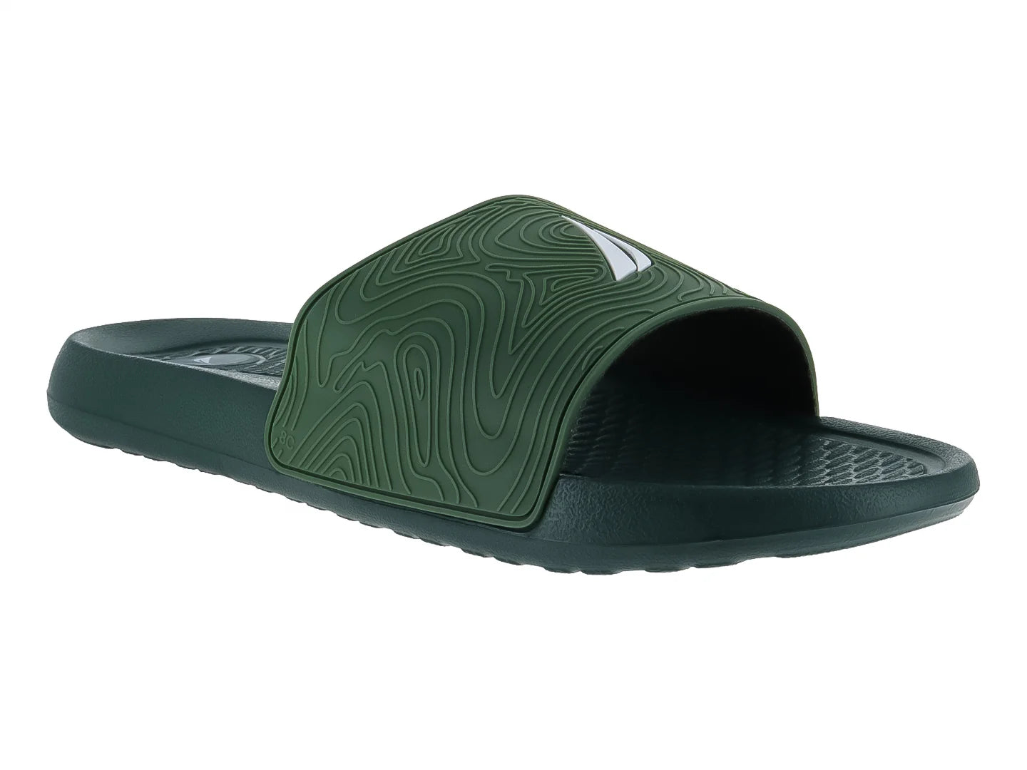 Sandalias Slide Nautica Verde para Hombre