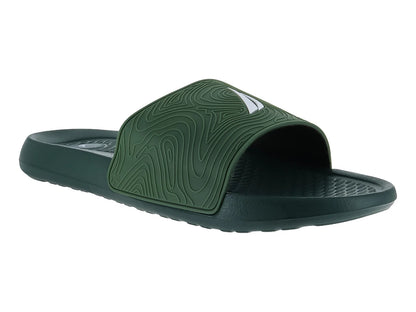 Sandalias Slide Nautica Verde para Hombre
