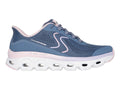 Tenis Skechers Glide Step Sole Azul y Rosa para Mujer