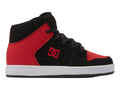 Tenis DC Shoes Manteca 4 Hi Negro y Rojo para Niño