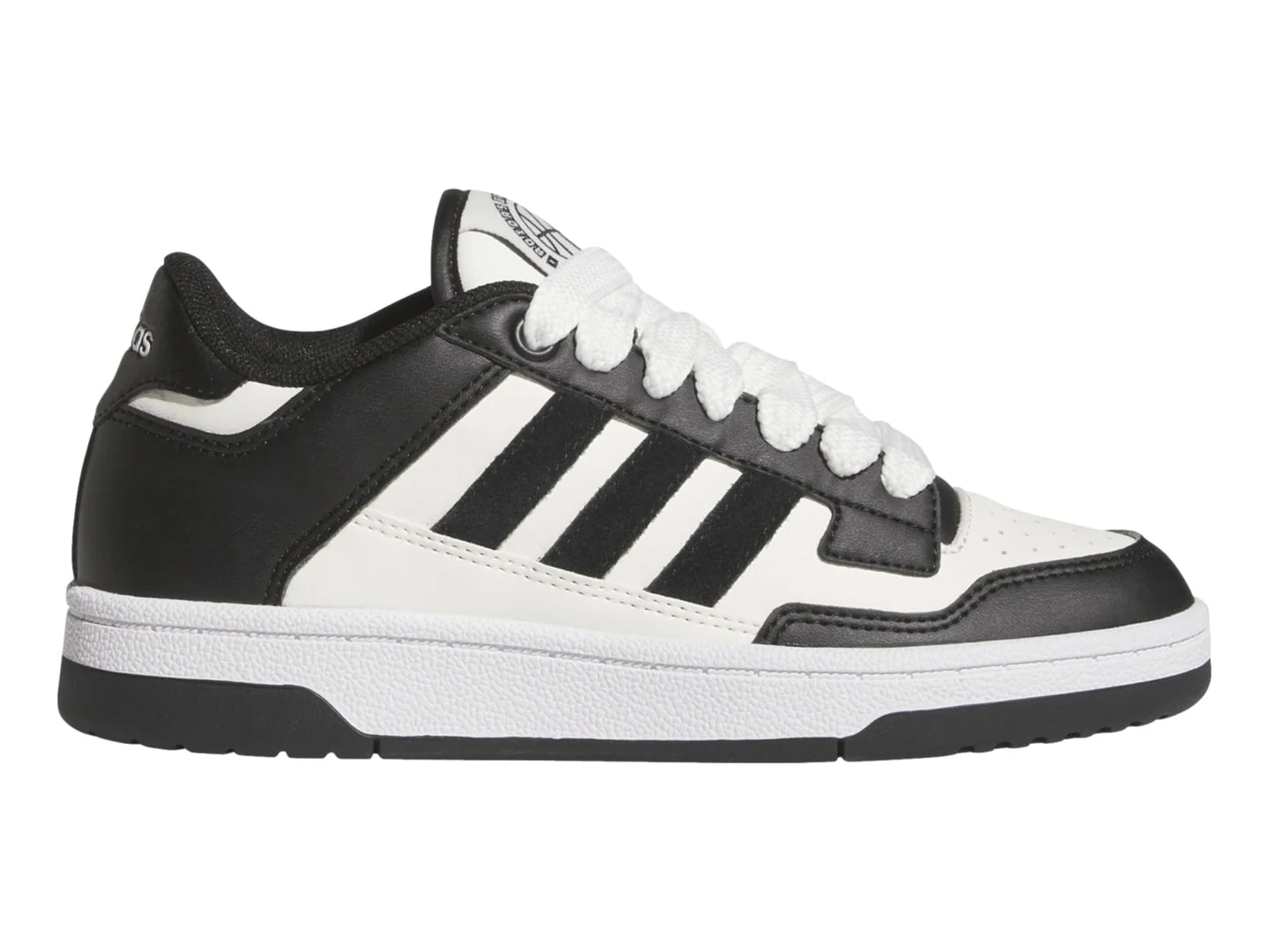 Tenis Adidas Rapid Court Low Negro y Blanco para Niño