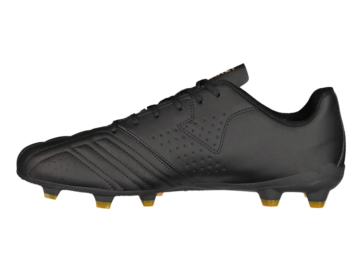 Tenis de Fútbol Charly Negro con Oro para Hombre