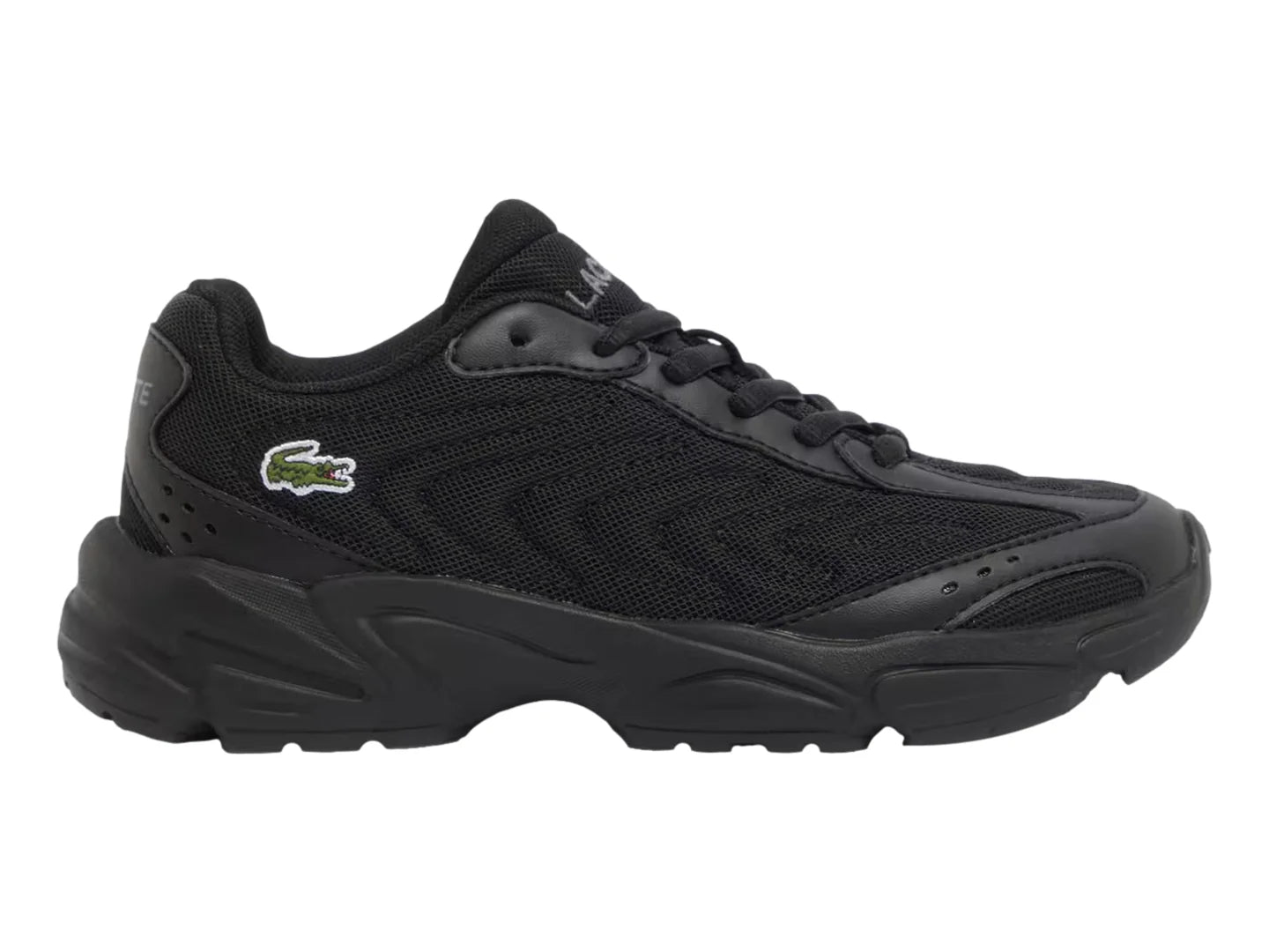 Tenis Lacoste Storm 96 2K Lite Negro para Niño