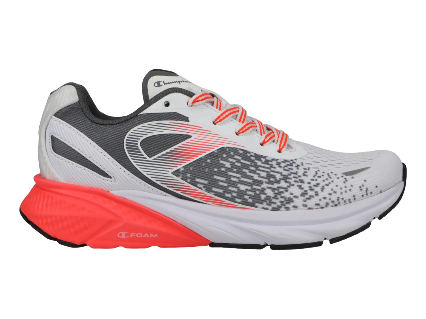Tenis Champion Alpha Blanco con Rojo y Gris para Mujer