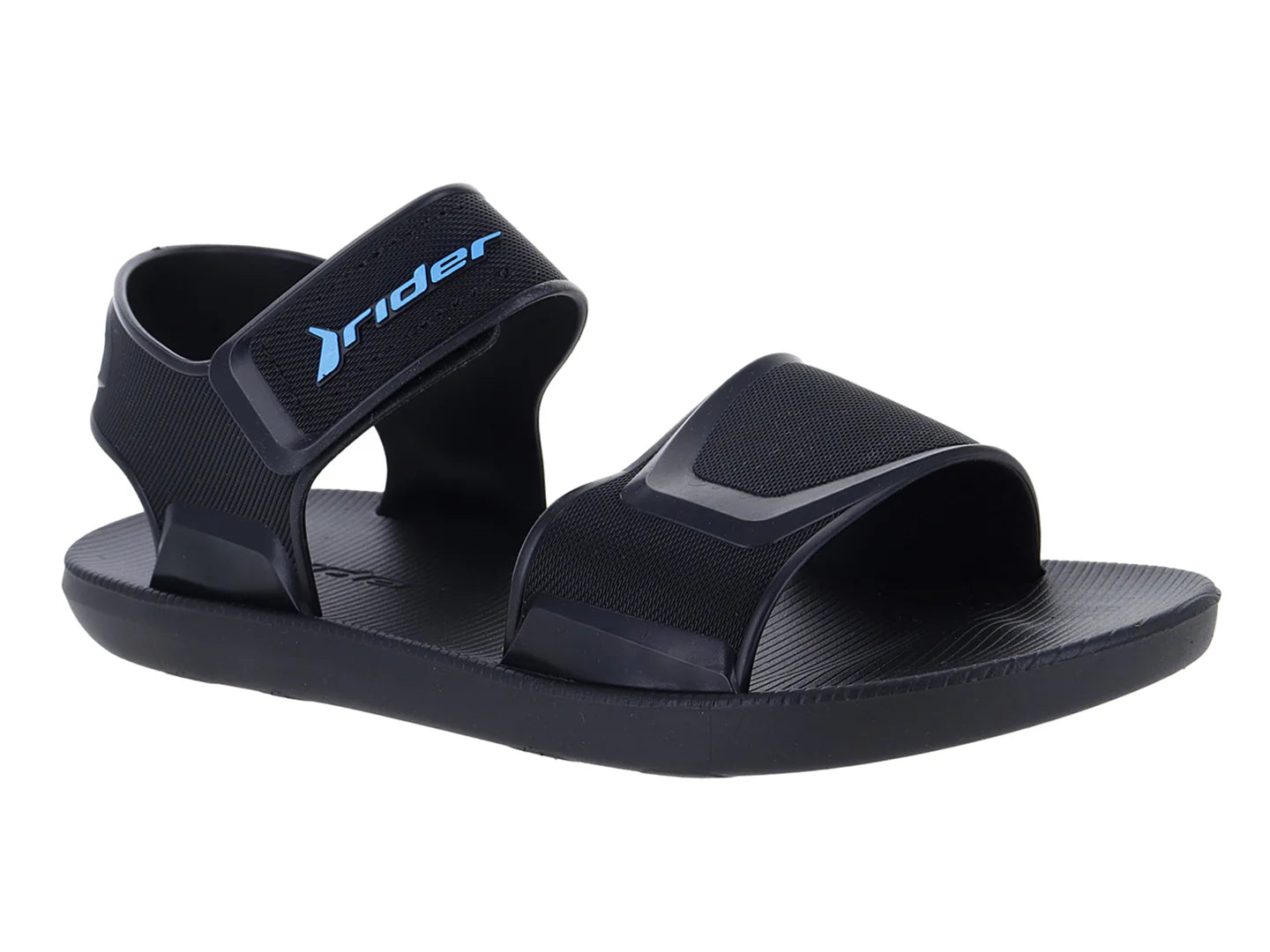 Sandalias Rider Negro Azul para Niño