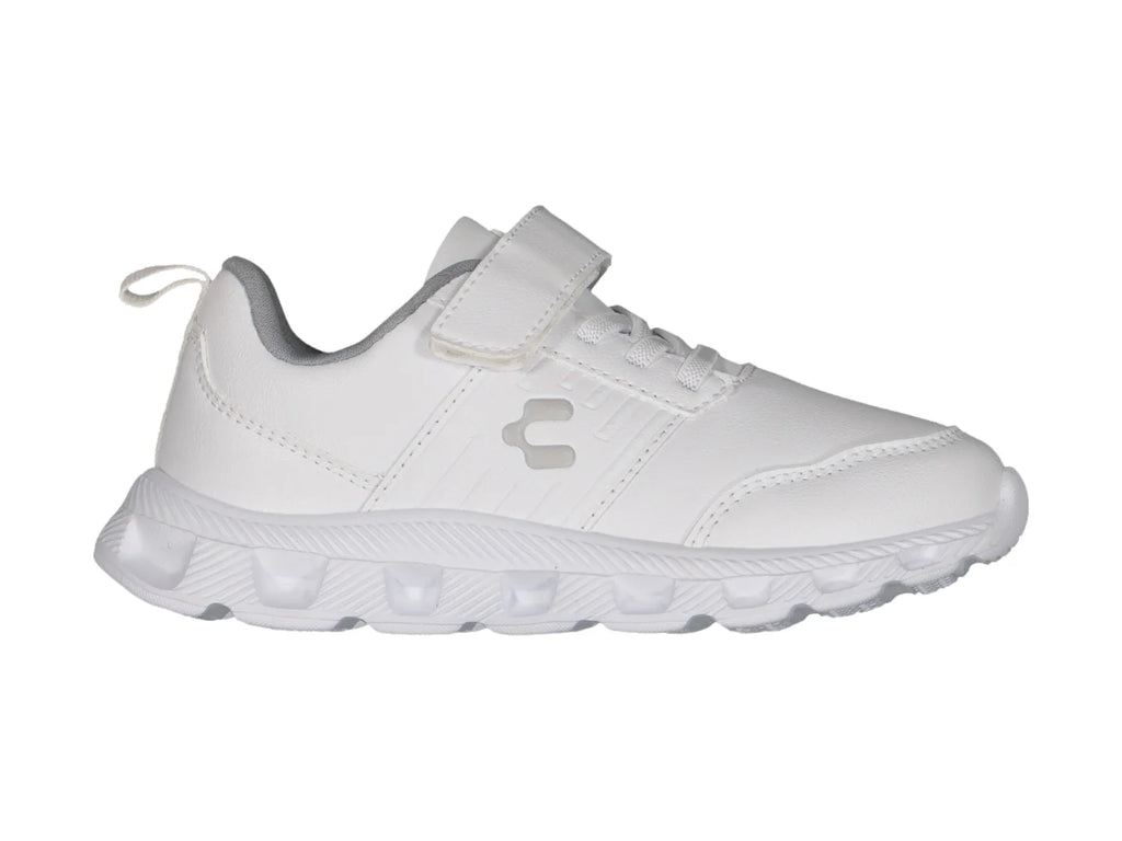 Tenis Charly Light Sport Blanco y Gris para Niño