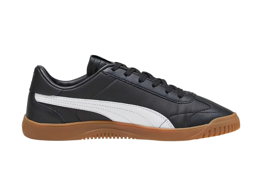 Tenis PUMA Club 5v5 Negro con Dorado y Blanco