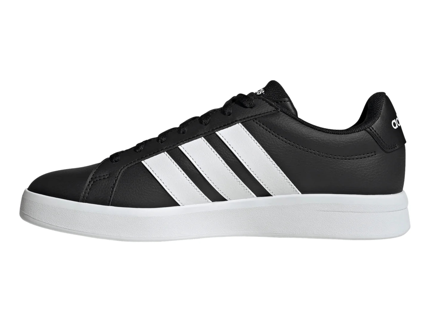 Tenis Adidas Grand Court Base 30 Negro y Blanco para Hombre
